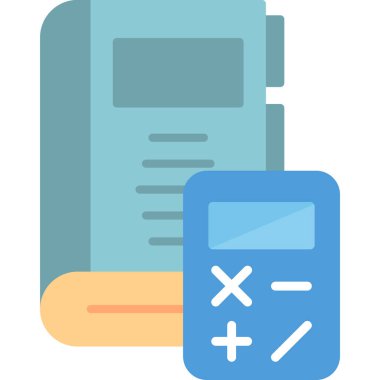 Hesap makinesi. Web simgesi basit illüstrasyon
