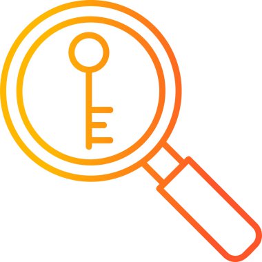 vektör tuşları simgesi renk arkaplanında izole edildi