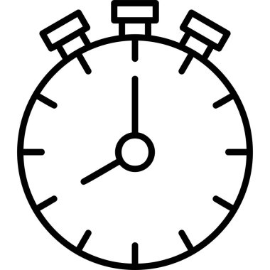 Sınırlı Zaman Web simgesi basit illüstrasyon