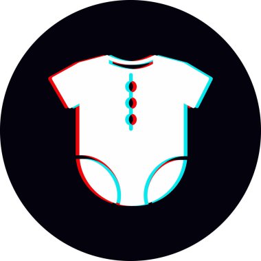 Bir bebeğin vektör illüstrasyonu