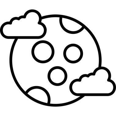 Ayın soyut web renk çizimi  