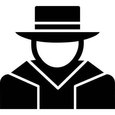 Adamım. Web simgesi basit illüstrasyon