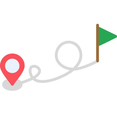 Hedef simge vektör illüstrasyonu