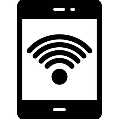 wifi simgesi vektör illüstrasyonu