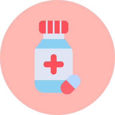 Sağlık hizmetleri web simgesi basit illüstrasyon