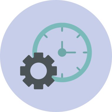 Time Manager icon modern vector illustration