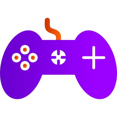 Oyun kumandası simgesi. vektör illüstrasyonu