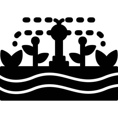 Bitki. Web simgesi basit illüstrasyon