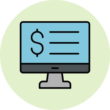 seo modern simgesinin vektör illüstrasyonu