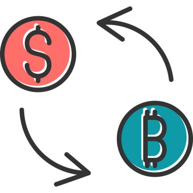 Forex işareti. Web simgesi basit tasarım