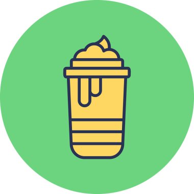 Gıda simgesinin vektör illüstrasyonu