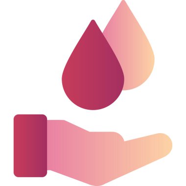 Su damlası. Basit resimleme