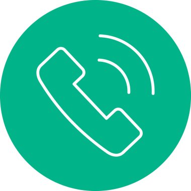 telefon simgesi, vektör illüstrasyonu