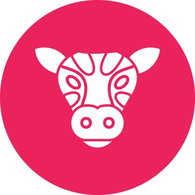 Boğa kafasının vektör çizimi