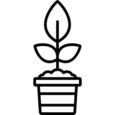 Bitki yetiştirilmiş esrar. Web simgesi basit illüstrasyon