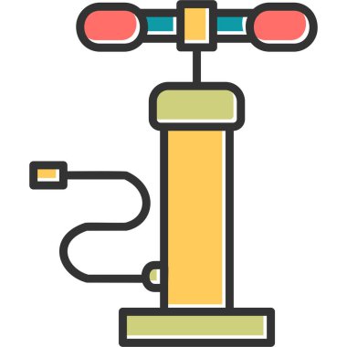 Bisiklet. Web simgesi basit illüstrasyon