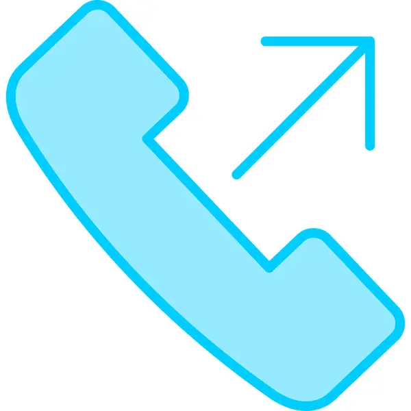 Telefon Web Symbol Einfache Illustration — Stockvektor