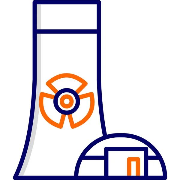 Ilustração Vetor Energia Nuclear —  Vetores de Stock