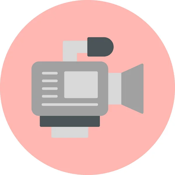 Caméra Vidéo Icône Illustration Graphique — Image vectorielle