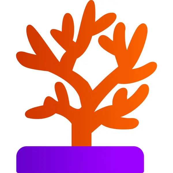 Árvore Ícone Web Ilustração Simples —  Vetores de Stock