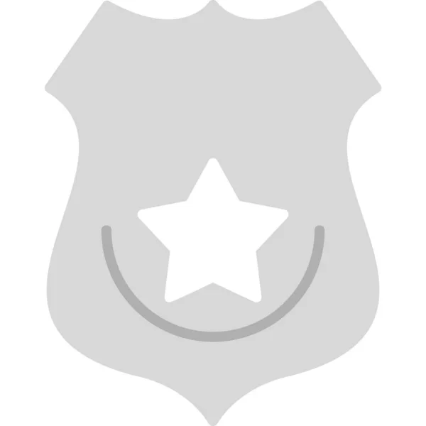 Ikona Hvězdy Vektorová Ilustrace Styl Plochého Návrhu — Stockový vektor