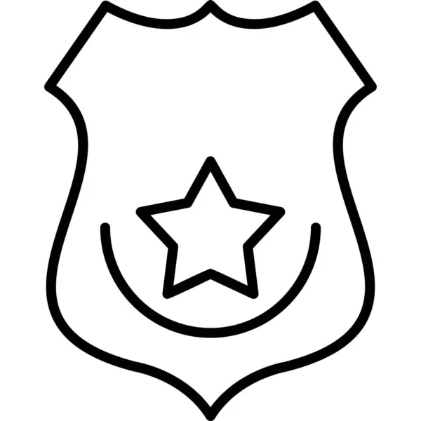 Stern Web Symbol Einfache Illustration — Stockvektor