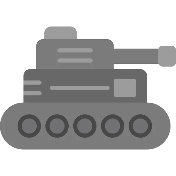 Tanque Icono Web Diseño Simple — Vector de stock