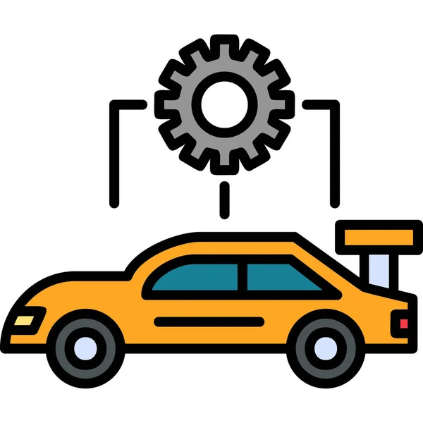 Reparação Automóveis Ícone Web —  Vetores de Stock