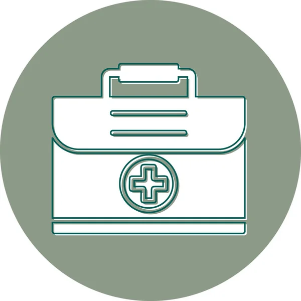 Icono Médico Vector Ilustración — Vector de stock