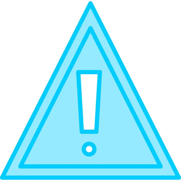 Warning Sign Icon Vector Illustration — Stock Vector