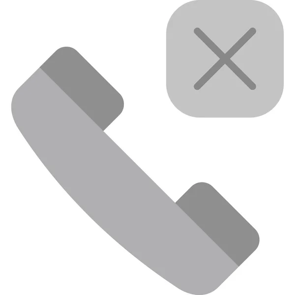 Telefon Web Symbol Einfache Illustration — Stockvektor