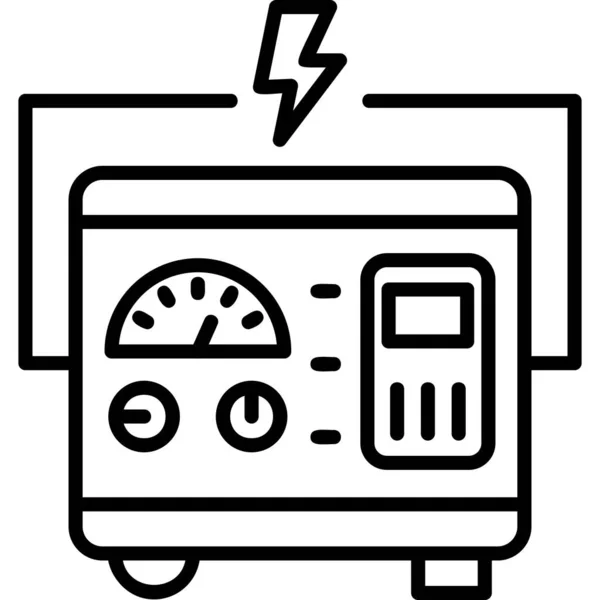 Vector Illustratie Van Generator Web Icoon — Stockvector