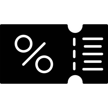 İndirim. Web simgesi basit illüstrasyon