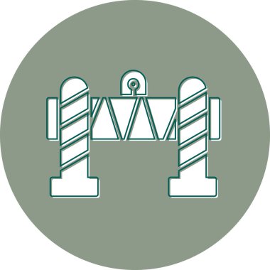 Yol işaretinin vektör illüstrasyonu