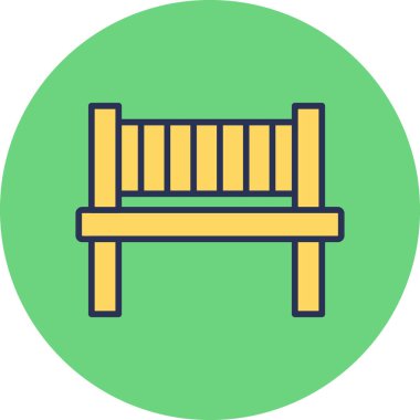 Yedek kulübesi Web simgesi basit tasarım