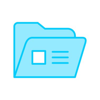 Belge simgesinin vektör illüstrasyonu