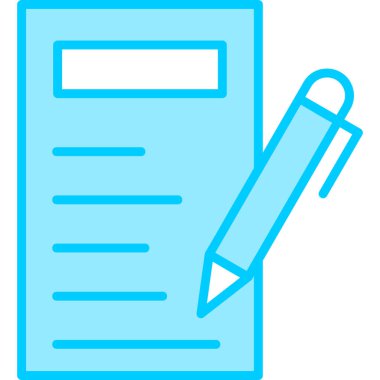 Belge. Web simgesi basit illüstrasyon