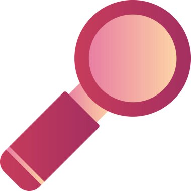 Büyütme cam ağ ikonu vektör illüstrasyonu