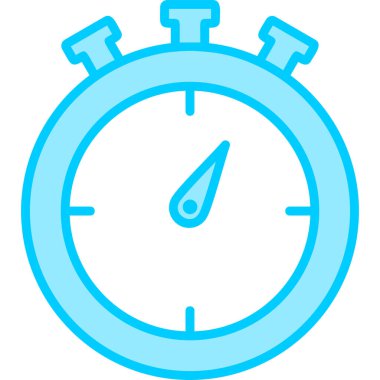 Kronometre Web simgesi basit tasarım