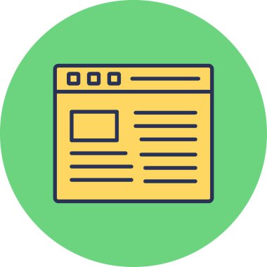 vector illustration of abstract web page 