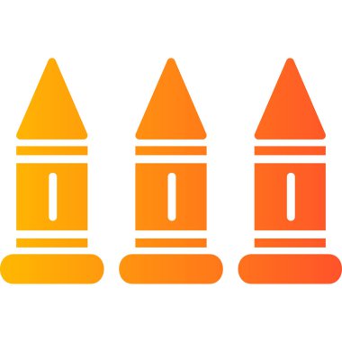 mermiler web simgesi, basit illüstrasyon