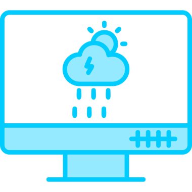 Hava güncellemesi modern simge, vektör illüstrasyonu