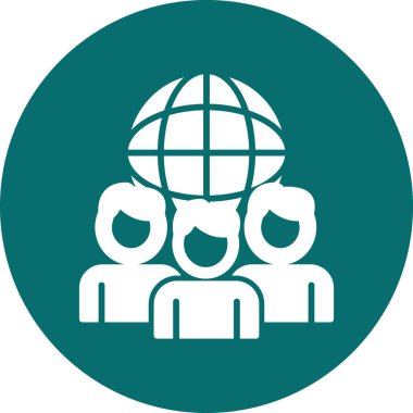 İnsan simgesinin vektör illüstrasyonu