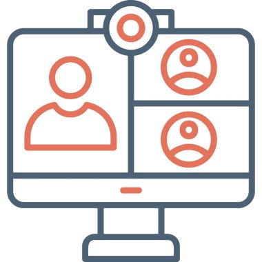 kullanıcı. Web simgesi basit illüstrasyon