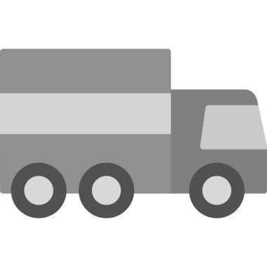 Kamyon soyut simge vektör çizimi