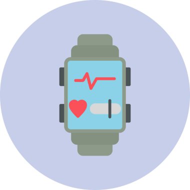 smartwatch simge vektör çizimi