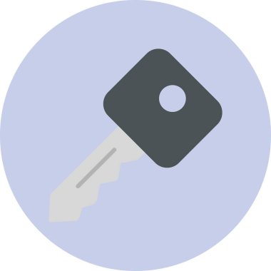 Anahtar. Web simgesi basit illüstrasyon