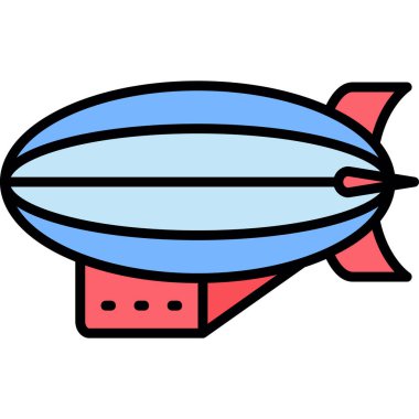 Roket. Web simgesi basit illüstrasyon