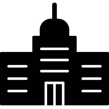 Gayrimenkul web simgesi basit illüstrasyon