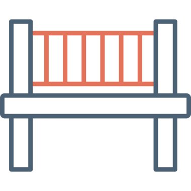 Yedek kulübesi Web simgesi basit tasarım